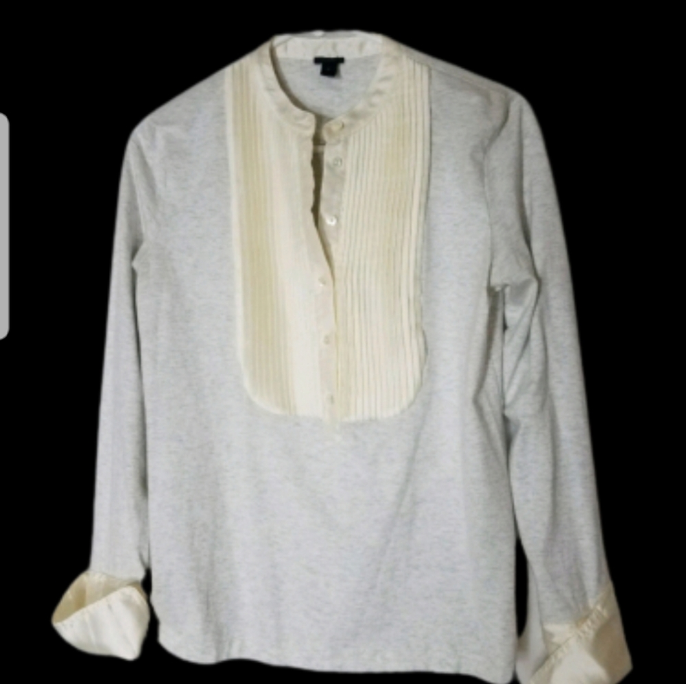 J-Crew Women's shirt Front Top Button size S